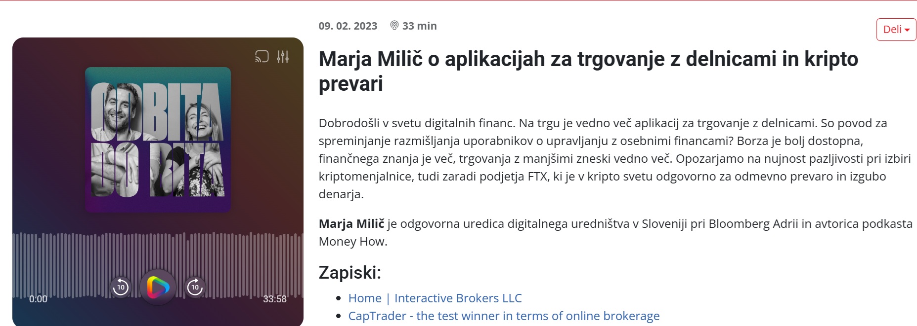 Od bita do bita, Val202, RTV SLO, podcast, mediji, podkast